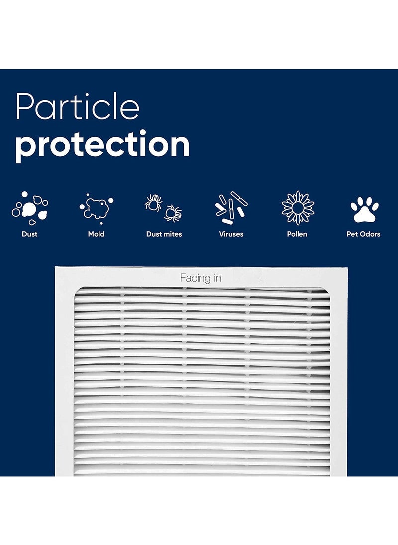 Blueair - Particle Set Filter 3pcs | Replacement Filter for Classic 500/600 Series, Removes 99.97% of Airborne Particles, 6-12 months of use - White - 3pcs - Image 1