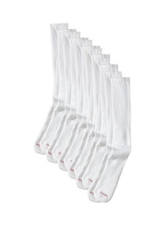 Hanes Hanes Ultimate Mens 6 Pack FreshIQ Over the Calf Tube Socks 