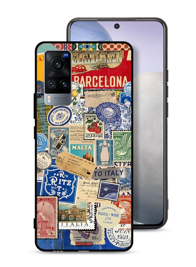 Tolwak Vivo X60t Protective Case Cover Stickers Of Different Cities - Image 1