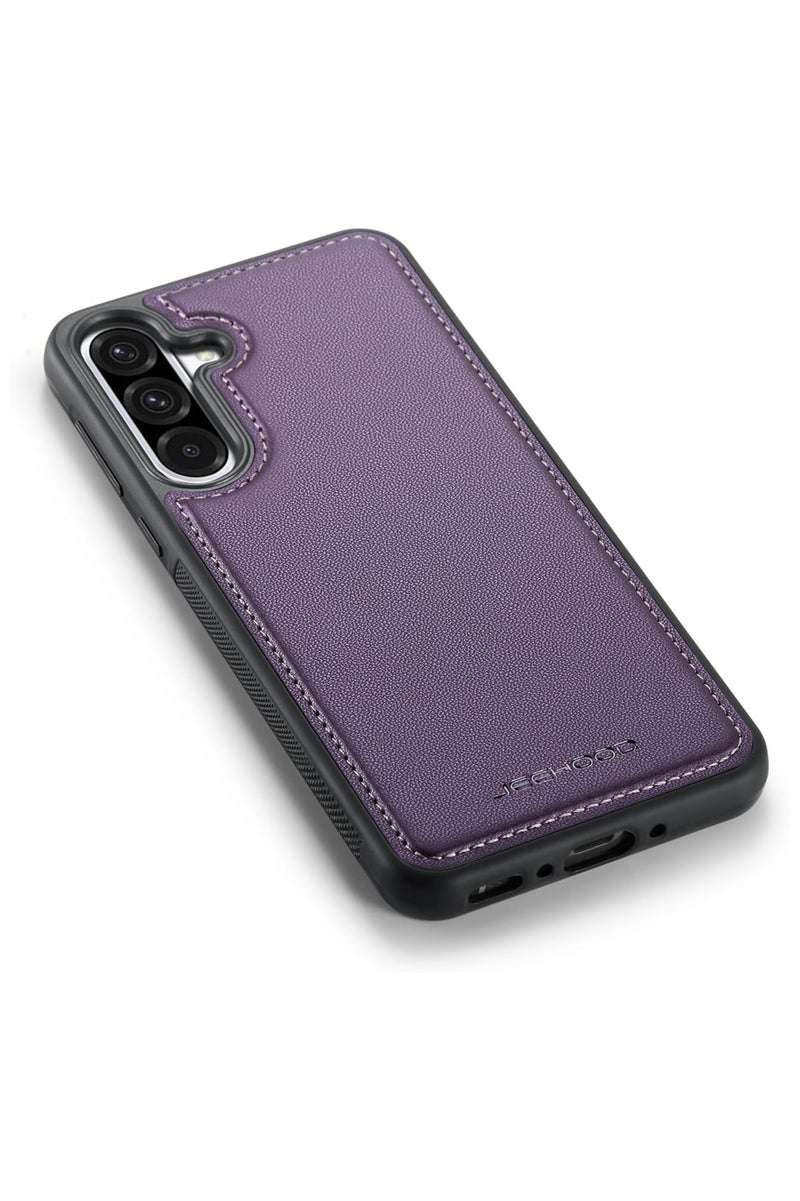 جيهود كيس مي جراب موبايل متوافق مع سامسونج جالاكسي ايه 56 5 جي فاخر من جلد البولي يوريثين غطاء خلفي متوافق مع سامسونج جالاكسي ايه 56  5 جي - بنفسجي - Image 3