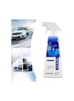 Fast-Acting Ice Melting Spray for Windshields,500ml Deicer Spray for Car Windshield, Windshield Defroster Spray, Auto Windshield Defroster Deicing Spray (1 Pc)