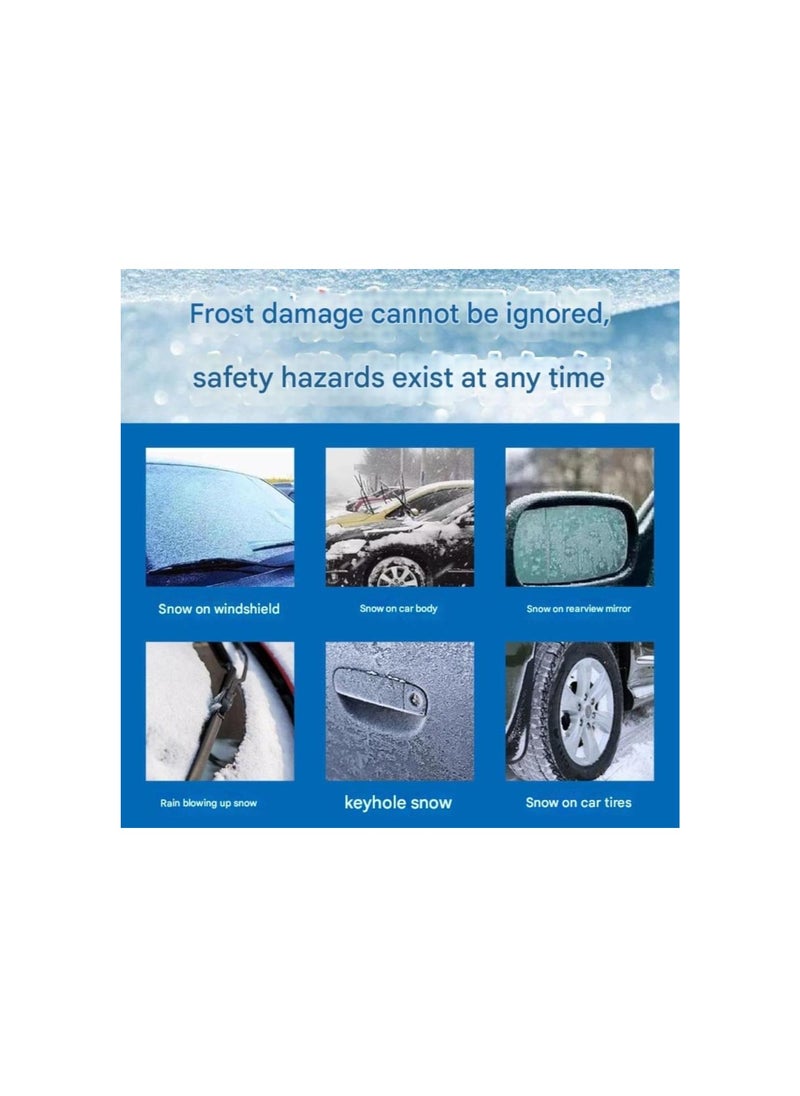 Generic - Fast-Acting Ice Melting Spray for Windshields,500ml Deicer Spray for Car Windshield, Windshield Defroster Spray, Auto Windshield Defroster Deicing Spray (1 Pc) - Image 1
