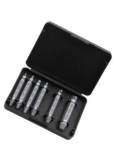 NIBEMINENT 6pcs Broken Bolt Extractor HSS Screw Remover Set Drill Bits Guide Removal Tool  - Image 2