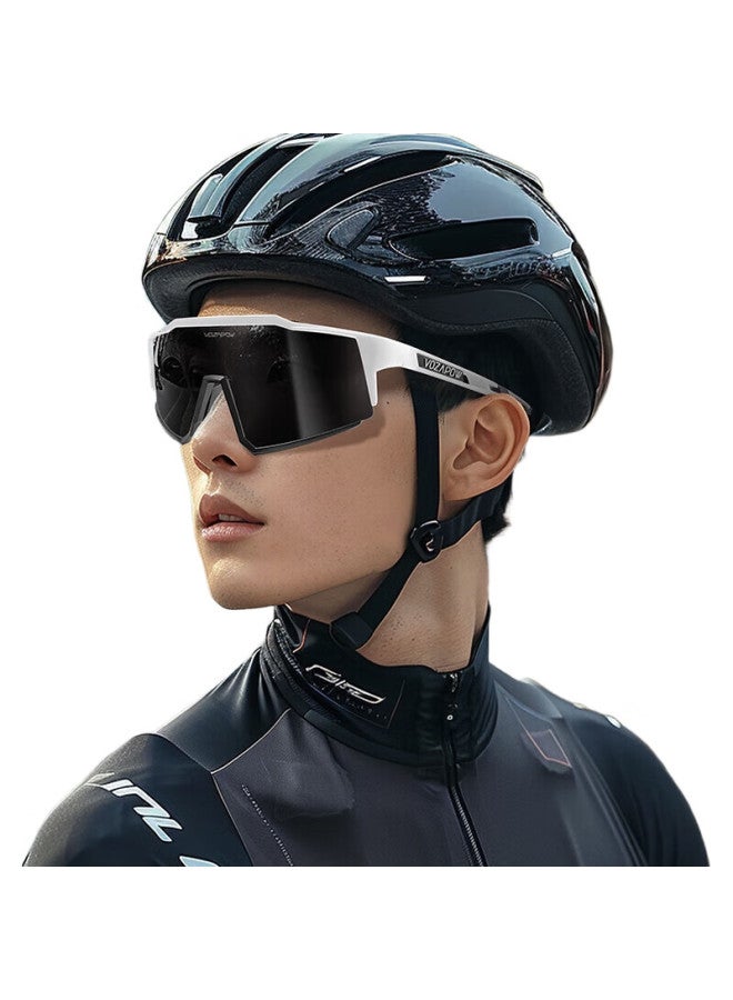 VOZAPOW Cycling Glasses With Photochromic Lenses For Day And Night Use, Outdoor Hiking, Sports, Bicycle Riding, Windproof, Sandproof, And Insect-Proof Goggles For Men And Women - Image 2