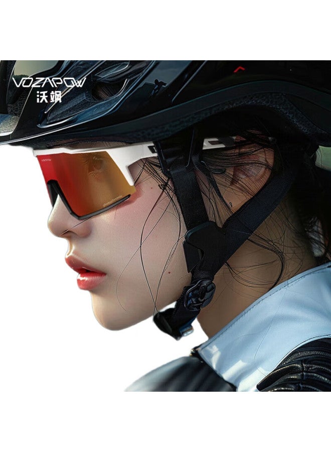 VOZAPOW Cycling Glasses With Photochromic Lenses For Day And Night Use, Outdoor Hiking, Sports, Bicycle Riding, Windproof, Sandproof, And Insect-Proof Goggles For Men And Women - Image 1