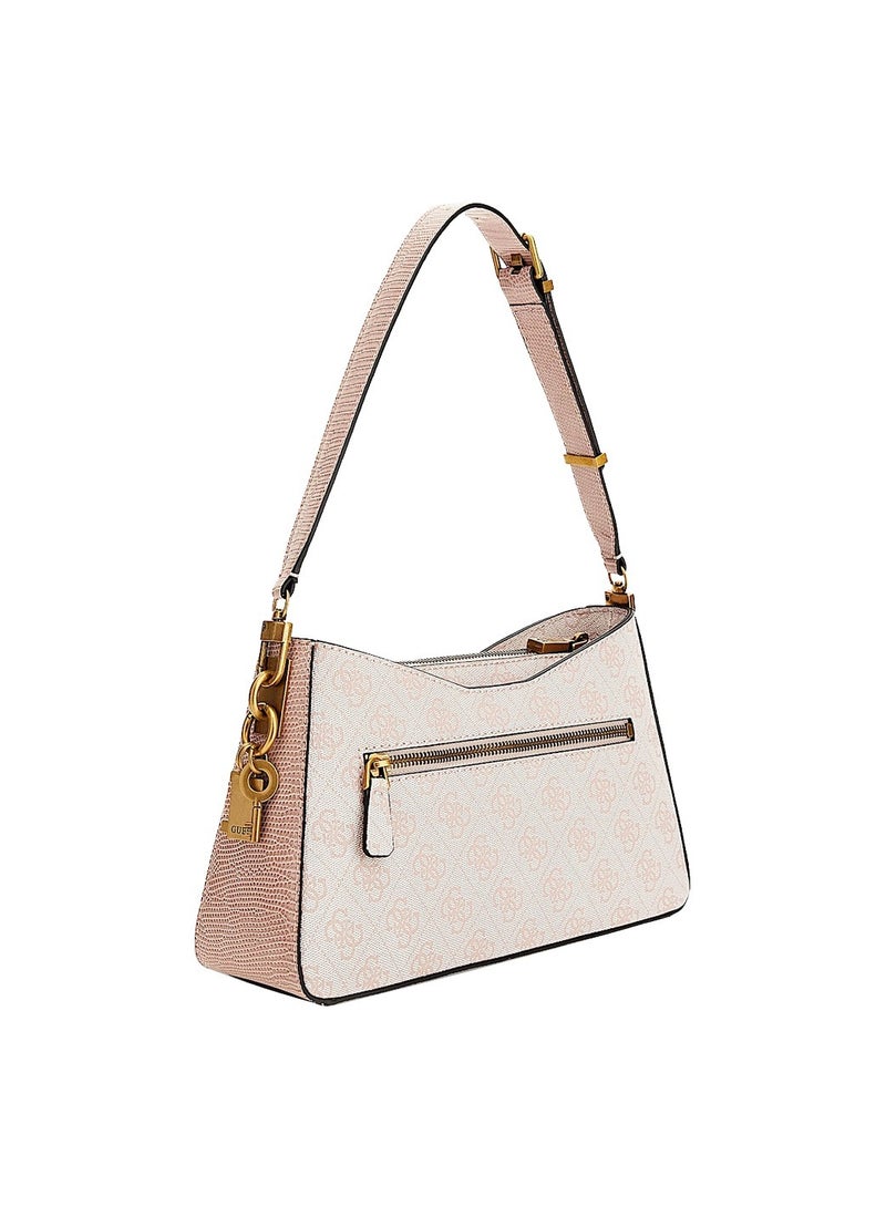 GUESS GUESS GINEVRA NUDE SHOULDER BAG - Image 2