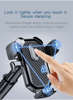 GROIC Car Phone Holder Dashboard Car Mount Windshield Cradle,Mobile Phone Holder for Car Fit for All Mobile Phones,Phone Holder for Car  - Image 3