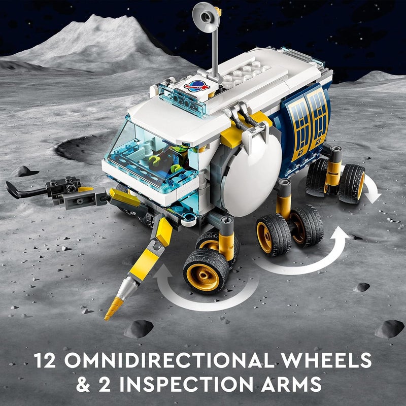 LEGO City Lunar Roving Vehicle 60348 Building Blocks Toy Car Set - Image 3