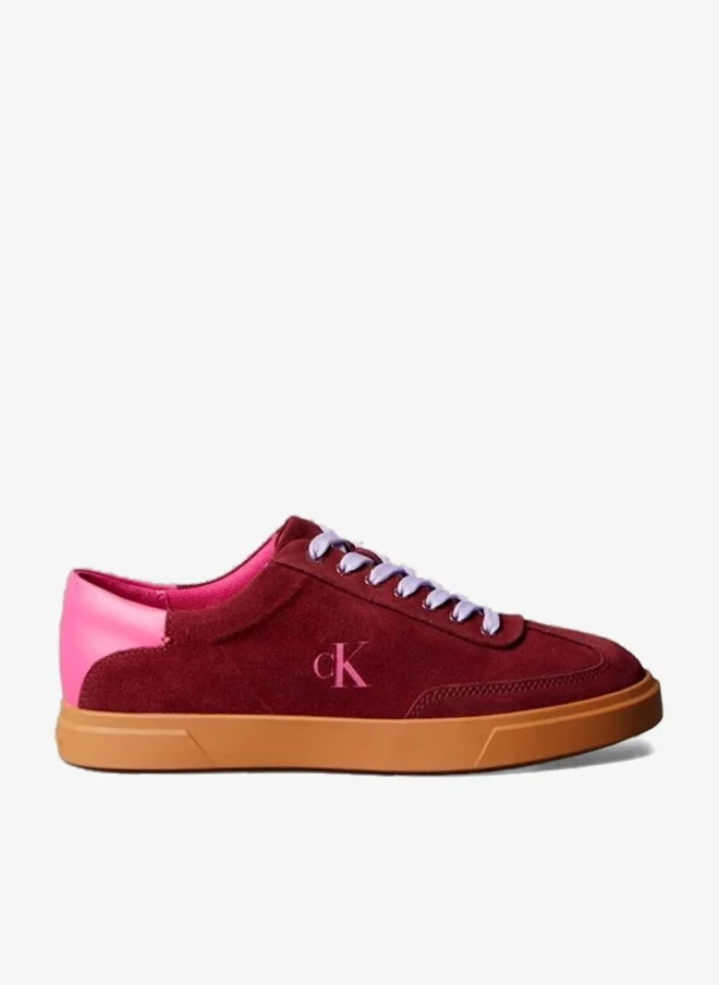 CALVIN KLEIN Suede Signature Logo Trainers