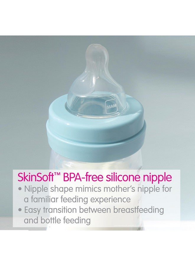 مام حلمات زجاجة مام، حزمة تدفق مختلطة، حلمة تدفق متوسط المستوى 2 وحلمة تدفق سريع المستوى 3 لحديثي الولادة وكبار السن، حلمات سيليكون ناعمة لزجاجات الأطفال تناسب جميع زجاجات مام، 4 عبوات - Image 5