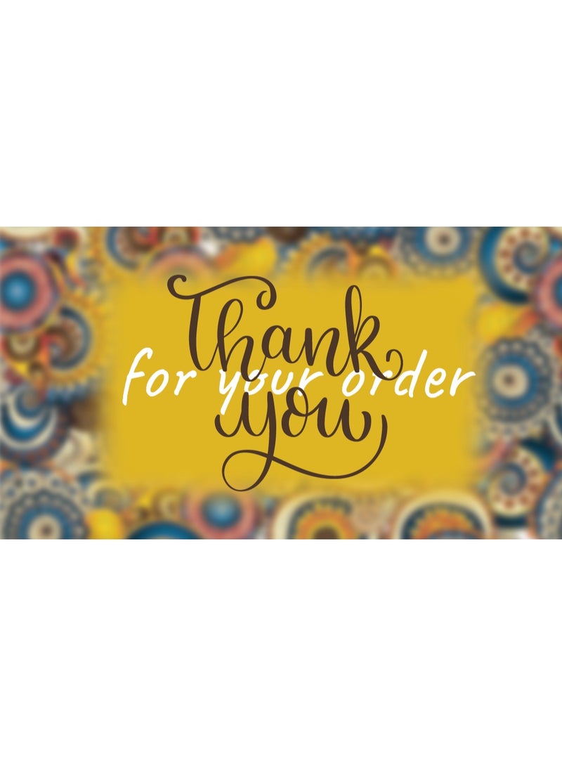 Premium Thank You Cards Set – 100 Cards – High-Quality Paper – 5×9 cm - Image 1