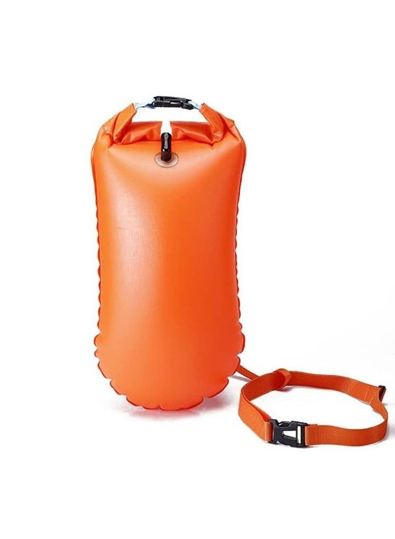 CMGTYYD CMGTYYD Swim Buoy, Waterproof Inflatable Dry Bag Swim Safety Float for Water Sports, Open Water Swimmers, Triathletes, Kayakers and Snorkelers - Image 1