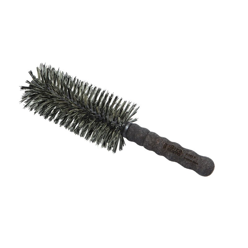 Ibiza Hair Round Boar Bristle Brush (MB7-70mm) | Reinforced Boar & Nylon Bristles with Cork Handle | For Big Sections, Tight Curls or Loose Waves | Adds Texture & Shine for Medium to Long Styles - Image 3
