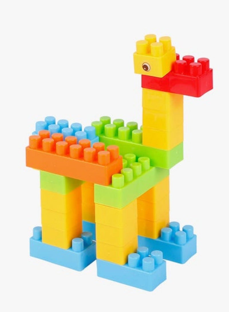 Toy Box 34-Piece Building Blocks Set With Tote 3+ Years  - Image 2