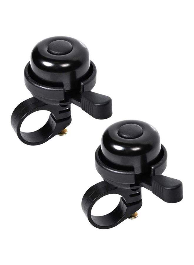 Garlo 2 Pack Bike Bell, Loud Crisp Clear Sound for Bike(Diameter in 2.25cm)  - Image 1