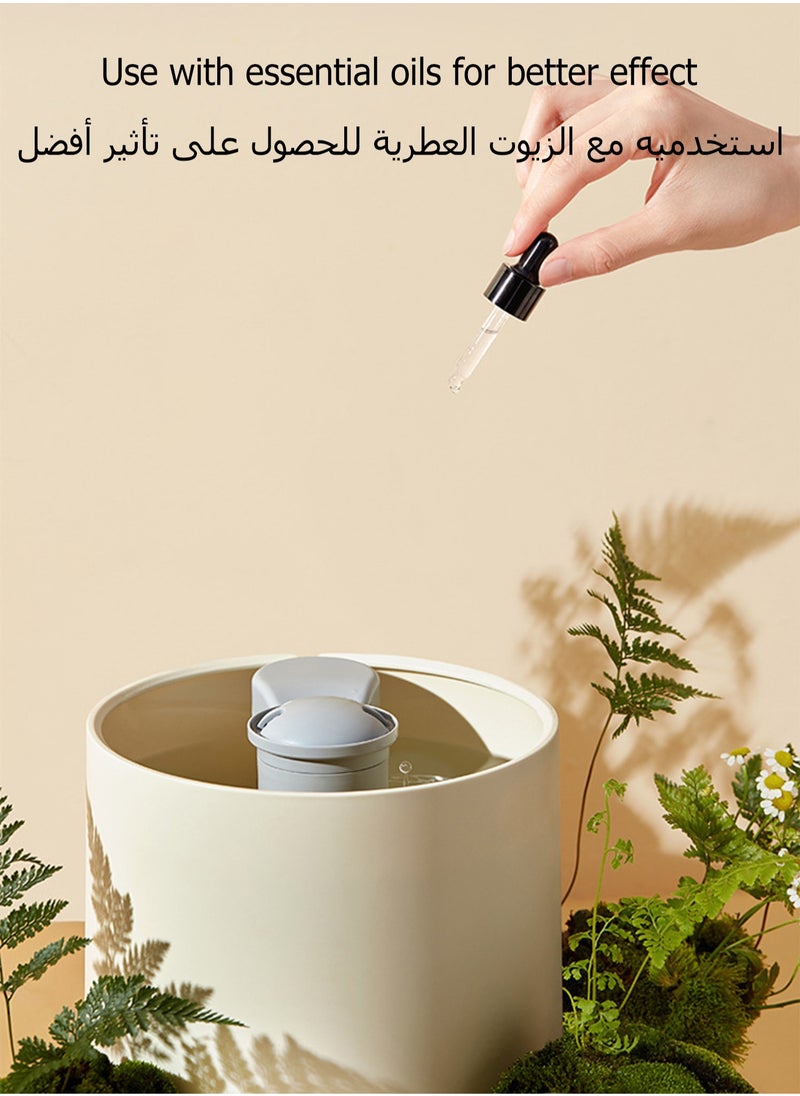 بير - مرطب هواء سعة 4.5 لتر - موزع للزيوت العطرية بسعة كبيرة - جهاز ترطيب - موزع للعطور - Image 1