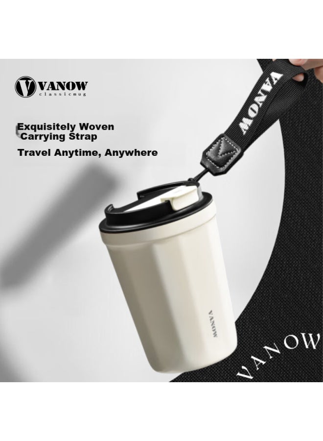 Vanow Birthday Gift Practical Ceramic Inner Liner Insulated Coffee Water Cup For Boyfriend Girlfriend And Best Friend - Image 2