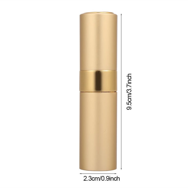 klarako Perfume Bottle, Portable Perfume Atomizer, Portable Perfume Bottle Refillable Cosmetic Containers 4 Colors, Convenient And Fashionable For Refillable Containers Design(Gold) - Image 4