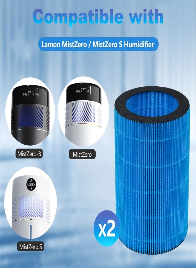 Harebery Harbery Washable Humidifier Filter (2-Pack) - Compatible with Lamon MistZero, MistZero B, MistZero S Evaporative Humidifiers, Polymer Fiber Replacement Filter - Image 3