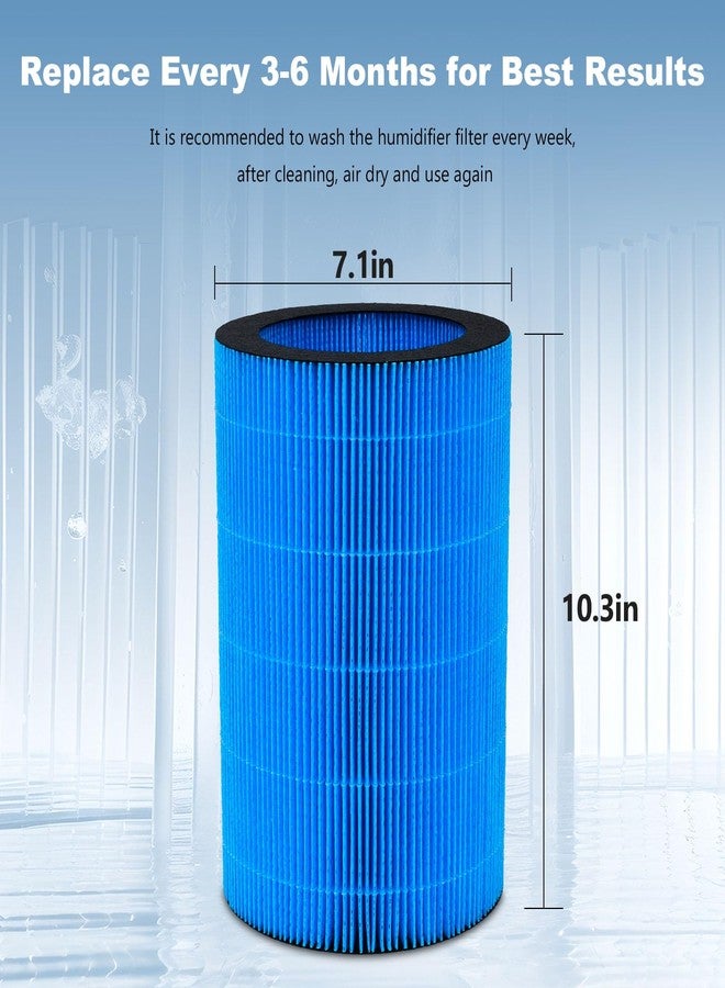 Harebery Harbery Washable Humidifier Filter (2-Pack) - Compatible with Lamon MistZero, MistZero B, MistZero S Evaporative Humidifiers, Polymer Fiber Replacement Filter - Image 5