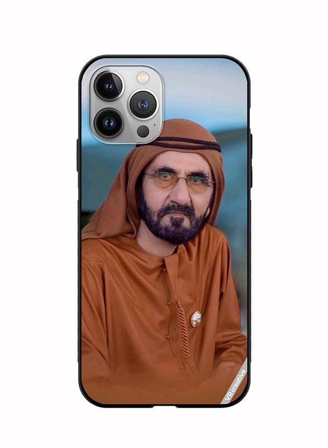 VR CREATIVE Protective Case Cover For Apple iPhone 12 Pro Max Sheikh Mohammed Bin Rashid Al Maktoum Design Multicolour - Image 1