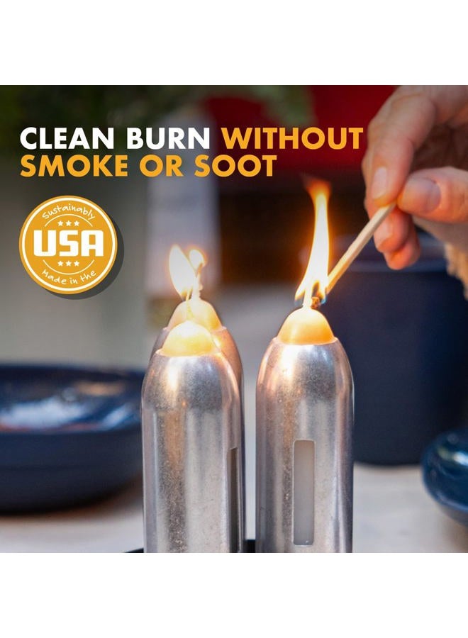UCO 12-Hour Natural Beeswax, Long-Burning Emergency Candles For Candle Lantern, 20 Pack - Image 3