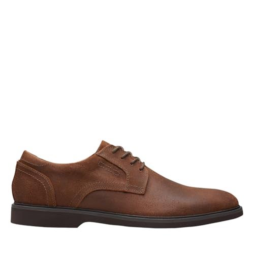 clarks كلاركس مالوود ليز أكسفورد بني، جلد سويدي كولا، 8 متوسط أمريكي - Image 3