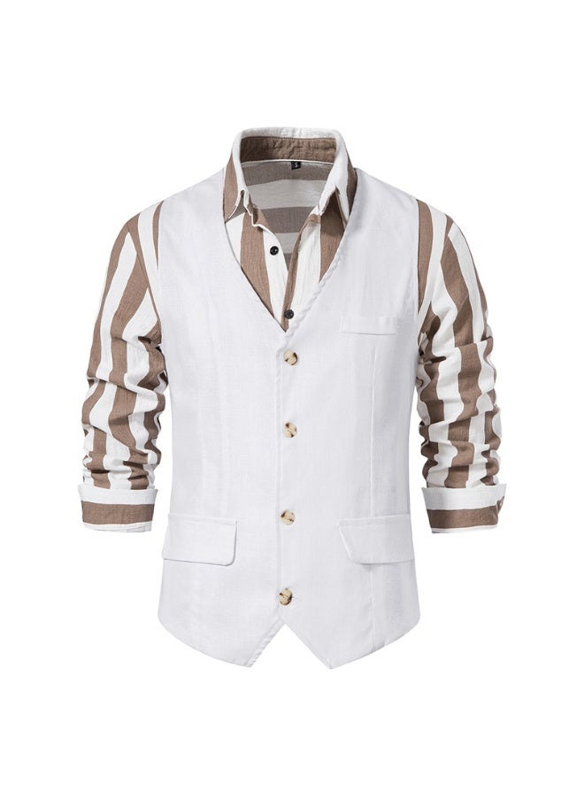 Shougu New Fashionable Casual Men's Suit Vest  - Image 1