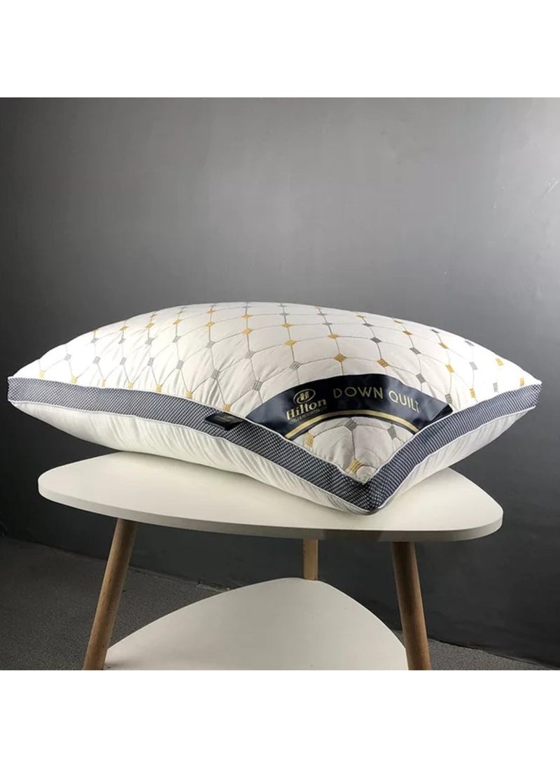 Hilton Soft Polyester Pillow for Bed 48 x 74 cm  - Image 1