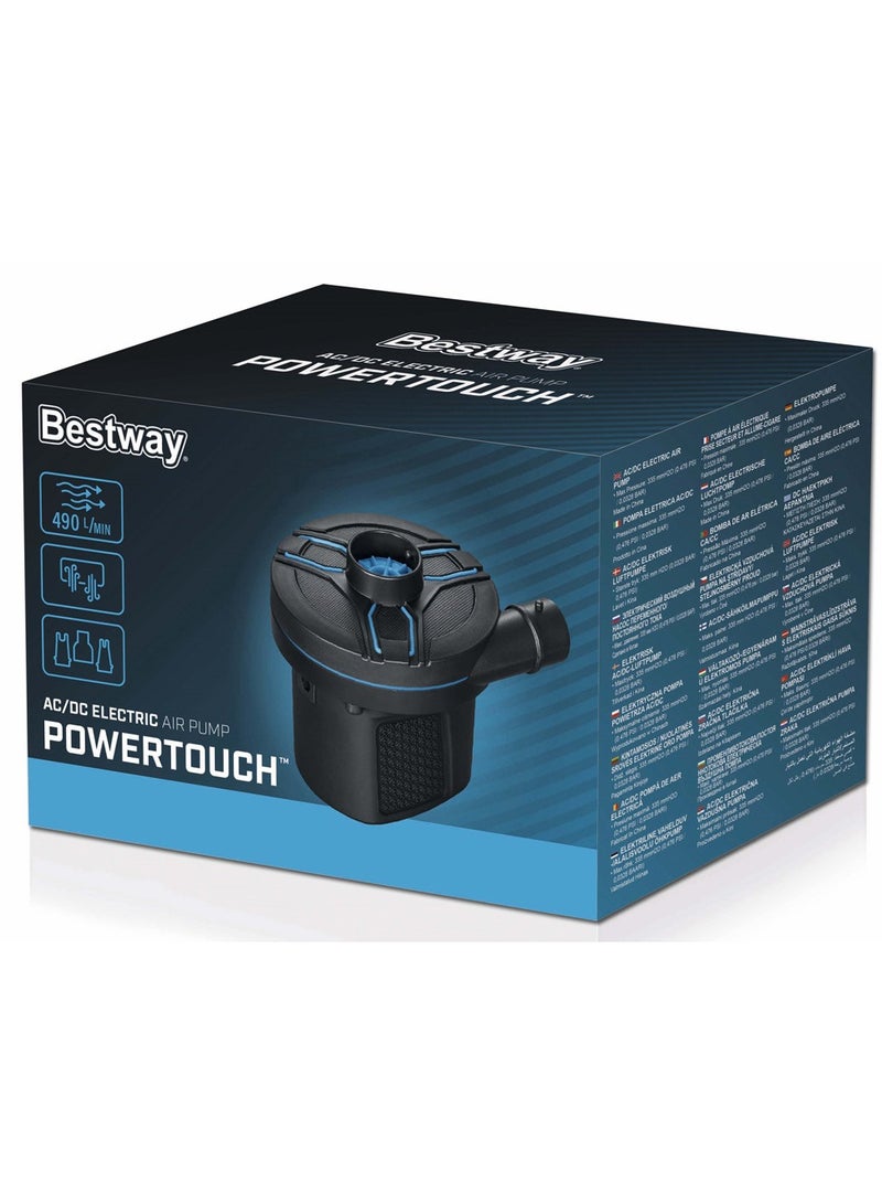 بست واي مضخة هواء كهربائية تعمل بالتيار المتردد والتيار المستمر من Powertouch - Image 1