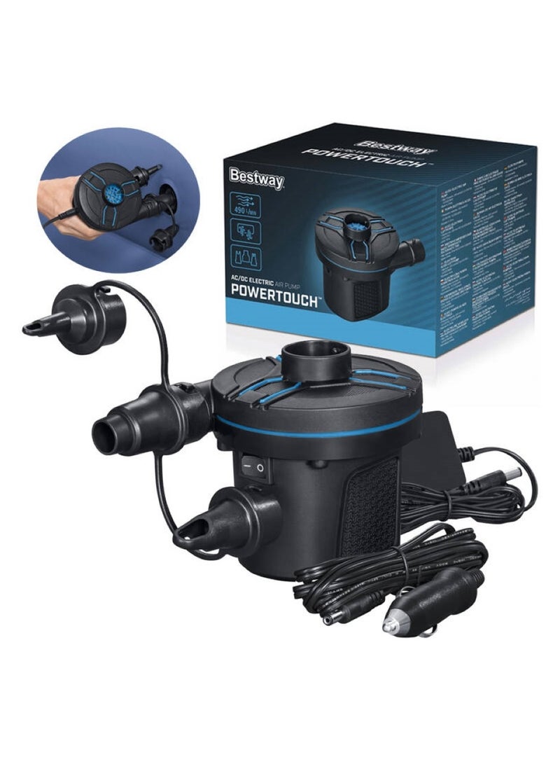 بست واي مضخة هواء كهربائية تعمل بالتيار المتردد والتيار المستمر من Powertouch - Image 2