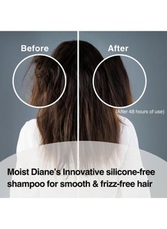 Moist Diane Moist Diane Perfect Beauty Extra Fresh & Hydrate Natural Hair Shampoo with Pump for Men & Women, Organic Keratin Hydrating & Moisturizing Japanese Haircare Products for Dry, Damaged Hair 15.2 fl oz  - Image 4