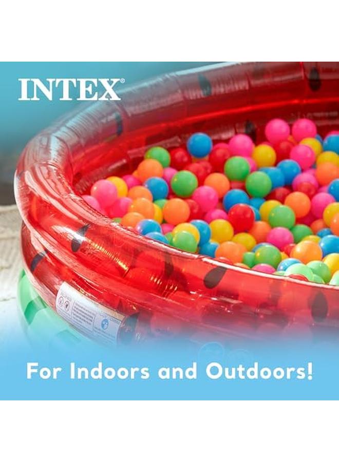 INTEX 66 Inch Round Inflatable Outdoor Kids Swimming And Wading Watermelon Pool For Ages 2 And Up - Image 4