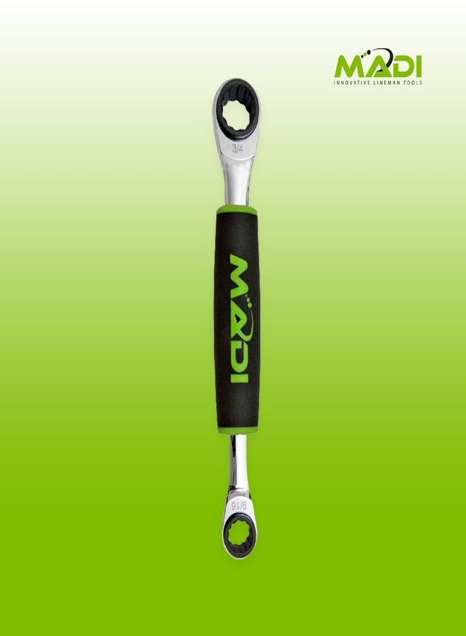 MADI Insulated 2-in-1 Ratcheting Speed Wrench | Durable & Ergonomic | RW2 - Image 3