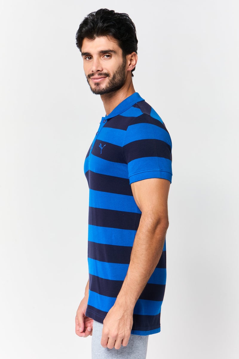 PUMA Men Sportswear Fit Short Sleeve Essential Pique Outdoor Polo Shirt, Multicolor - Image 4