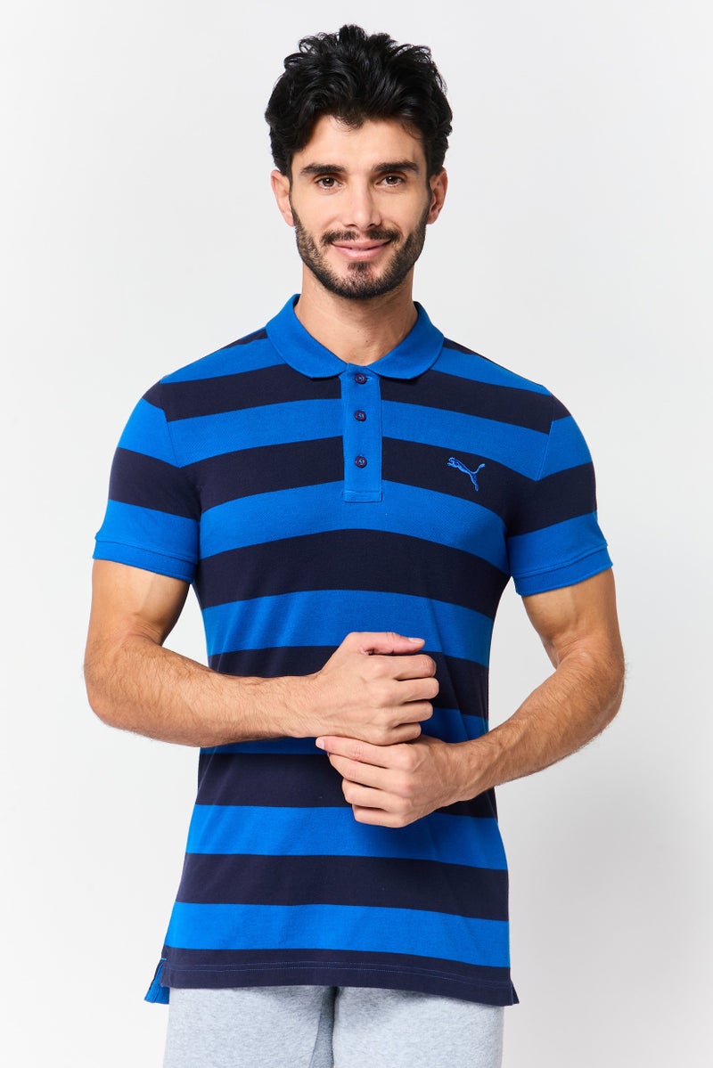 PUMA Men Sportswear Fit Short Sleeve Essential Pique Outdoor Polo Shirt, Multicolor - Image 1