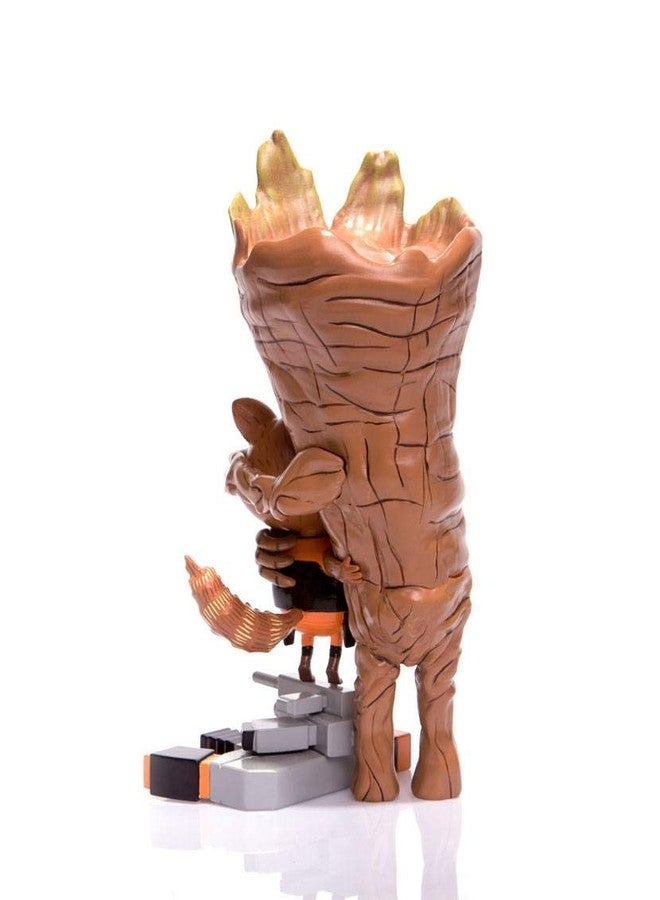 Mondo x Marvel Guardians of The Galaxy Rocket and Groot Treehugger Vinyl Figure - Image 4