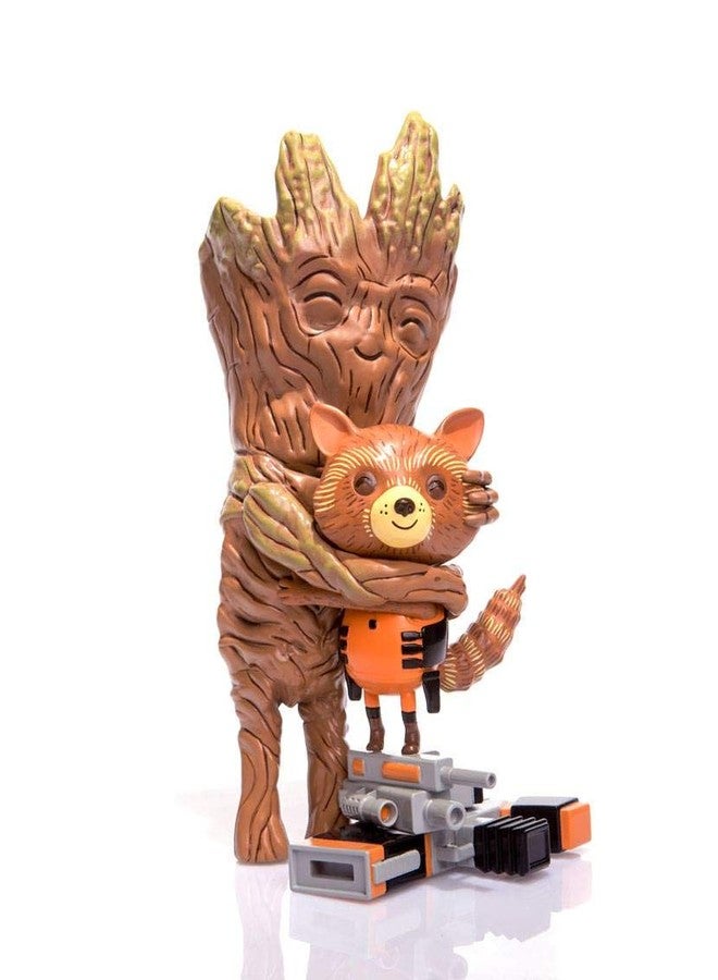 Mondo x Marvel Guardians of The Galaxy Rocket and Groot Treehugger Vinyl Figure - Image 1