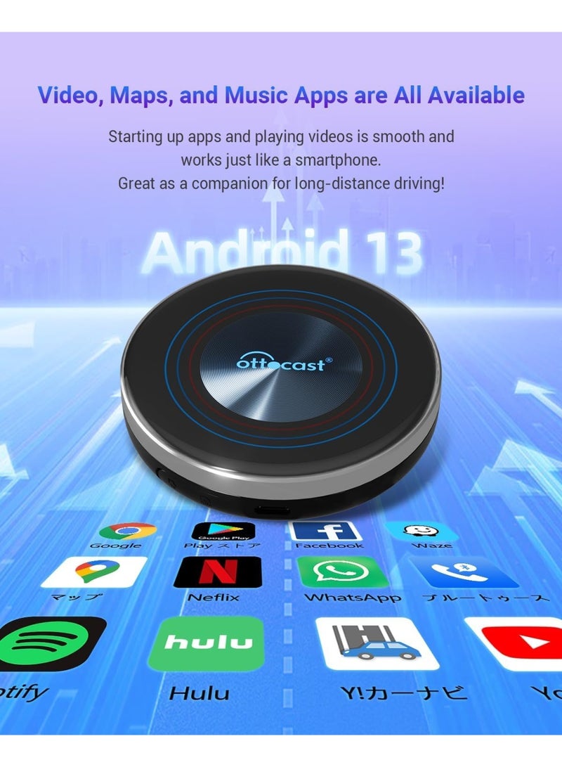 Ottocast OttoAiBox i3 Android AI Box Wireless TV Box for Mini HDMI for Spotify Netflix for BMW X3 X5 Car Accessories - Image 2