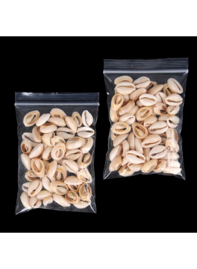 Generic - 100pcs Natural Spiral Shell Beads Sea Shells Beach Seashells Cowrie Shells Charms and Beads for DIY Craft Jewelry Making Accessories (16~18mm) - Image 1