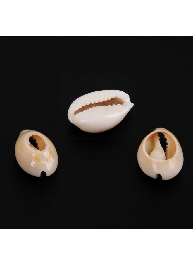 Generic - 100pcs Natural Spiral Shell Beads Sea Shells Beach Seashells Cowrie Shells Charms and Beads for DIY Craft Jewelry Making Accessories (16~18mm) - Image 1