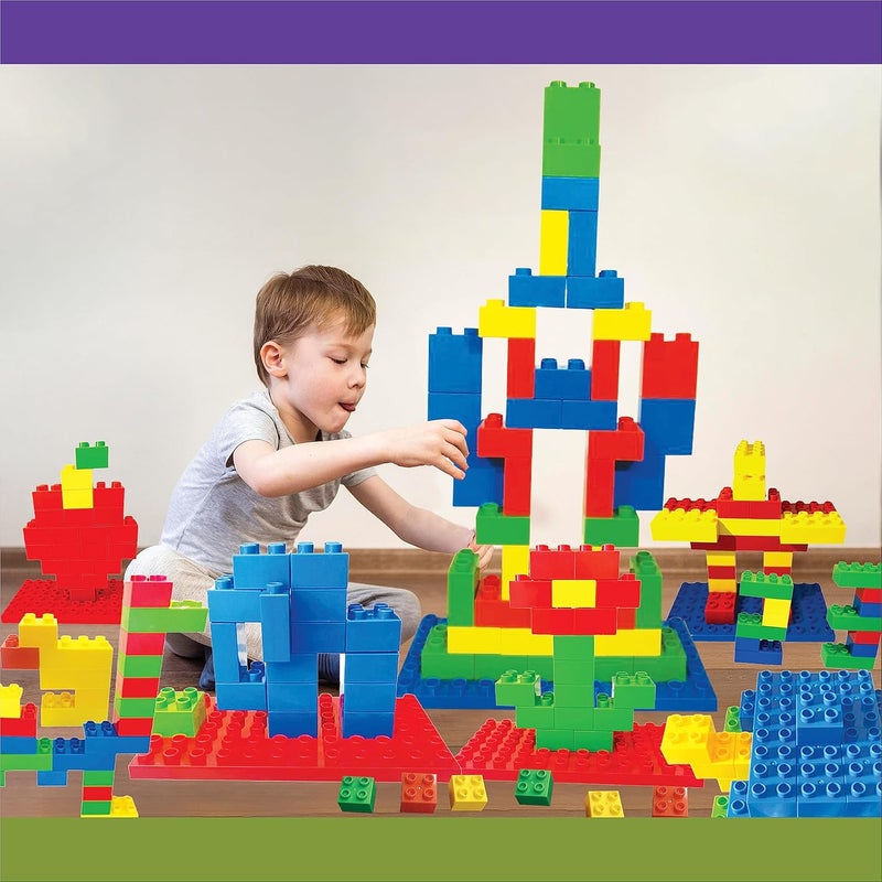 ToyMagic DIY Creative Explosion Construction Blocks 50Pcs|Constructive&Creative Activity Kit|Fun Educational Learning Toy|Skill Development Toy|Best Birthday Return Gift for Kids|Made in India,Multi - Image 1
