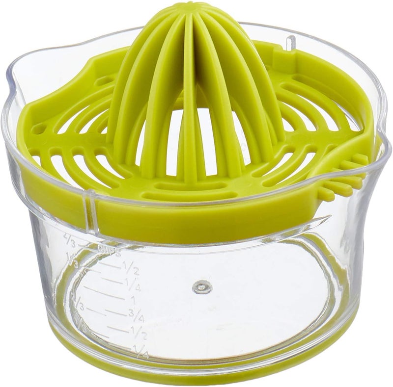 4-in-1 Manual Citrus Juicer with 600ml Measuring Cup Multi-functional Hand Squeezer with Built-in Grater and Egg Separator for Kitchen Ingredients - Image 1