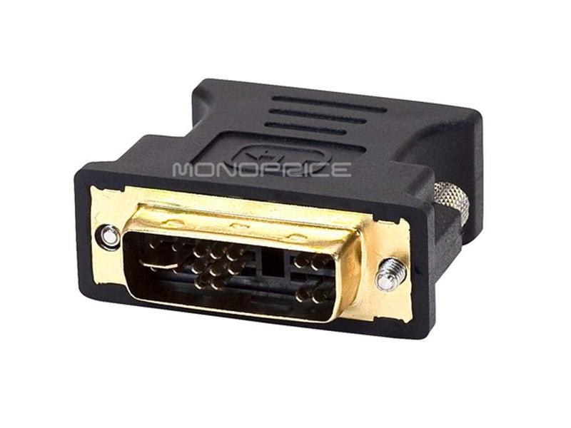 Monoprice DVI-A Dual Link Male to HD15(VGA) Female Adapter (Gold Plated) - Image 2