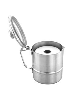 AL SANIDI Boiling Proof Fountain, Indian coffee Dallah, Silver, Size 12 Cm  - Image 3