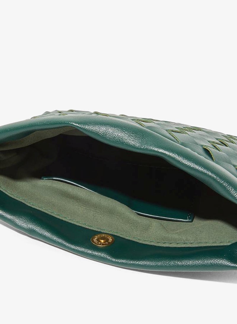 Styli Green Woven Drawstring Bag - Image 4