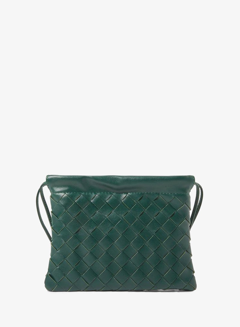 Styli Green Woven Drawstring Bag - Image 2
