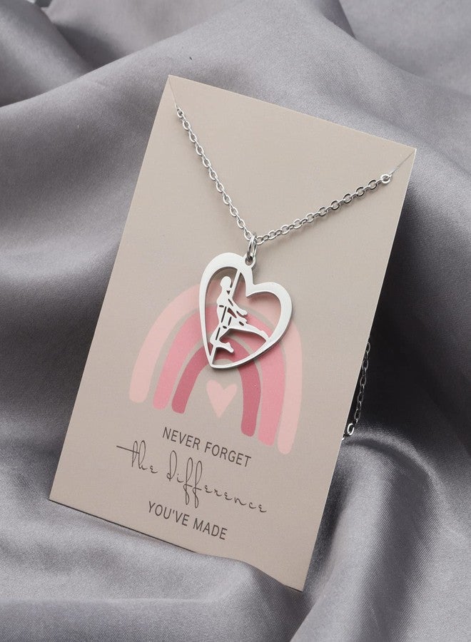 ميوسبارك قلادة ساحرة على شكل فتاة راقصة على العمود من MYOSPARK، هدية لمحبي الرقص على العمود، مجوهرات فنية للرقص على العمود، هدية شكر لمدرب الرقص على العمود (راقصة على العمود في هولندا) - Image 3