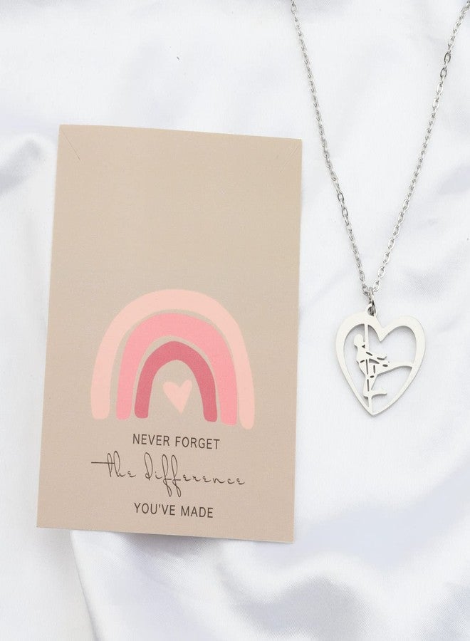 ميوسبارك قلادة ساحرة على شكل فتاة راقصة على العمود من MYOSPARK، هدية لمحبي الرقص على العمود، مجوهرات فنية للرقص على العمود، هدية شكر لمدرب الرقص على العمود (راقصة على العمود في هولندا) - Image 2