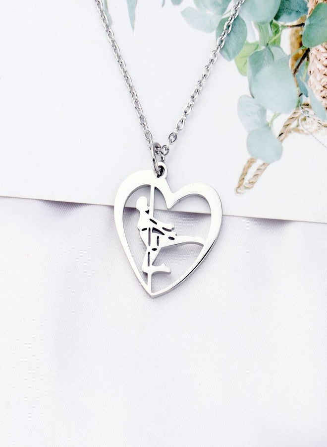 ميوسبارك قلادة ساحرة على شكل فتاة راقصة على العمود من MYOSPARK، هدية لمحبي الرقص على العمود، مجوهرات فنية للرقص على العمود، هدية شكر لمدرب الرقص على العمود (راقصة على العمود في هولندا) - Image 4